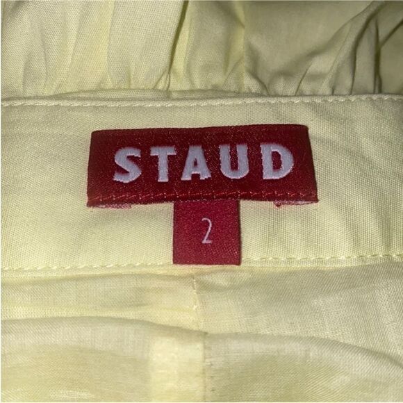STAUD NWT Sea Mini Skirt in Sunray Size 2 - Picture 9 of 12